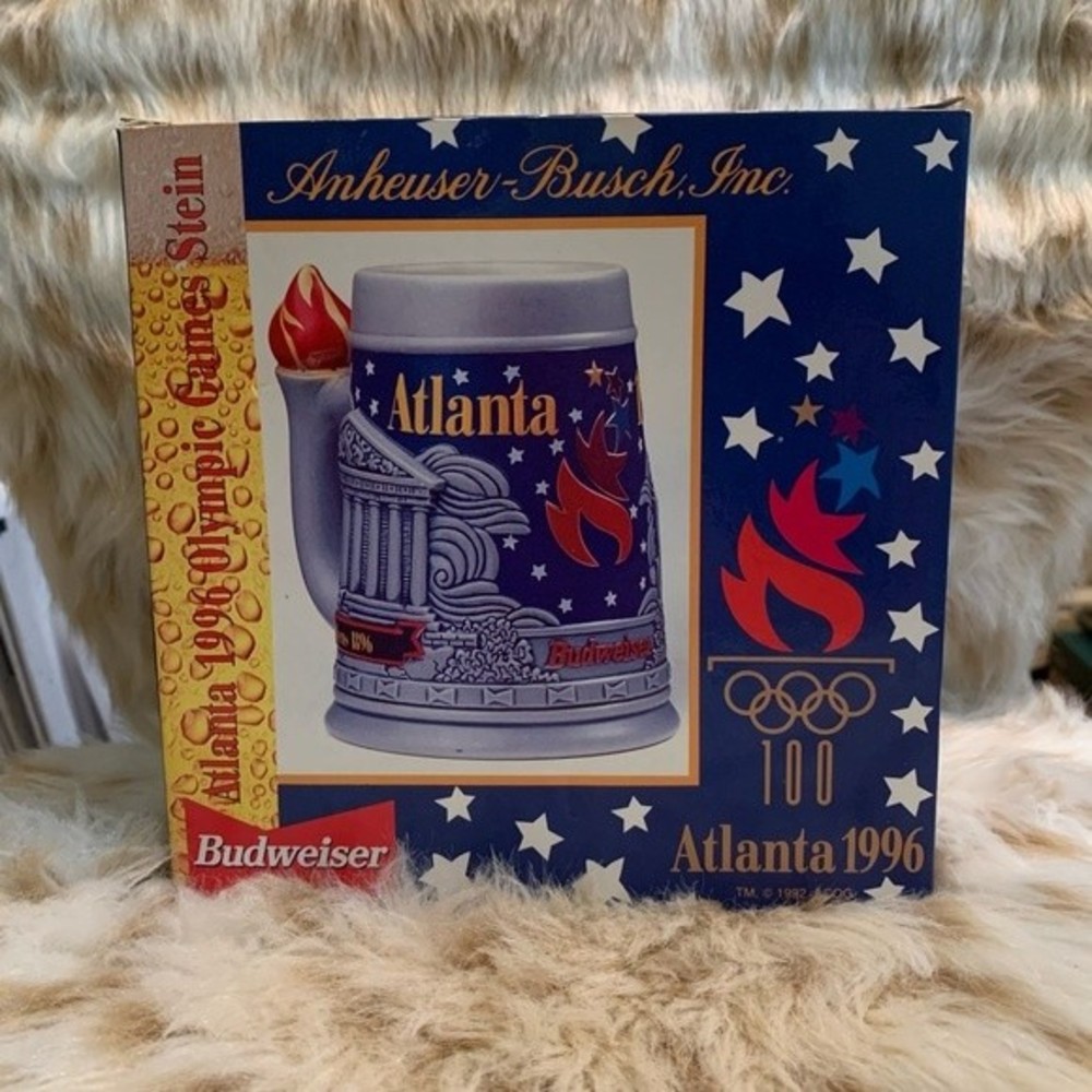 Anheuser-Busch Budweiser 1996 Atlanta Olympic stein